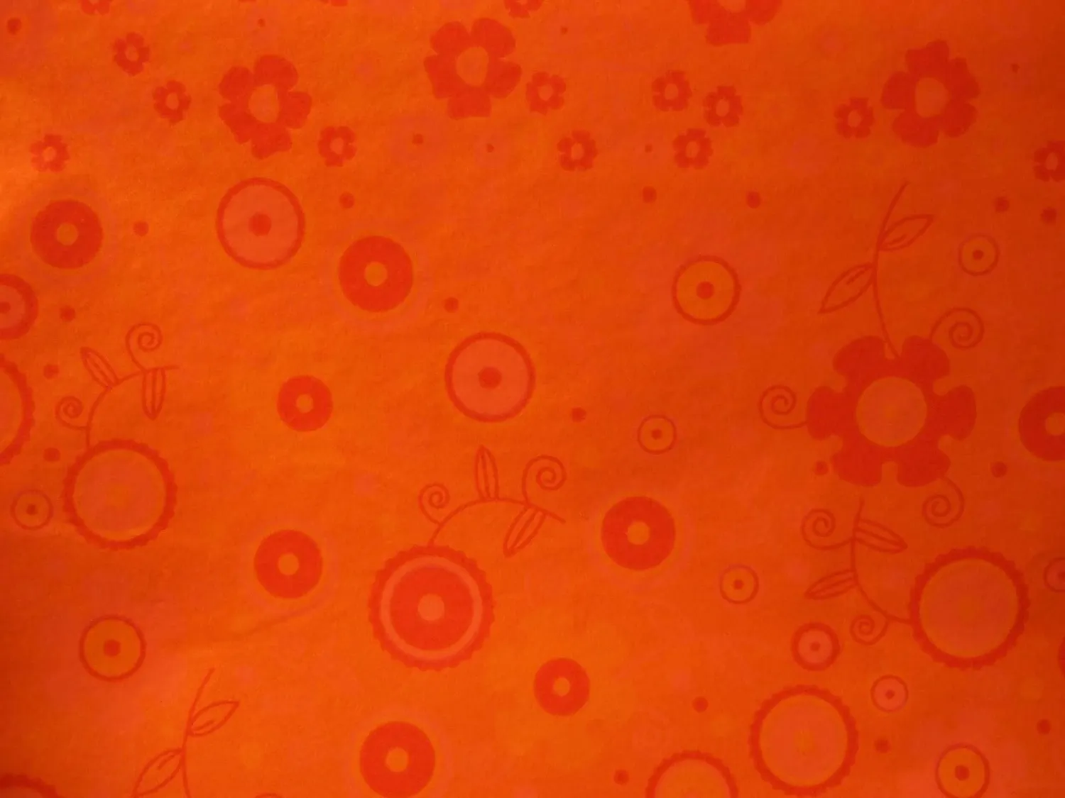 décopatch C594O Blume Orange-Rosa Papier 3er Pack 395mm