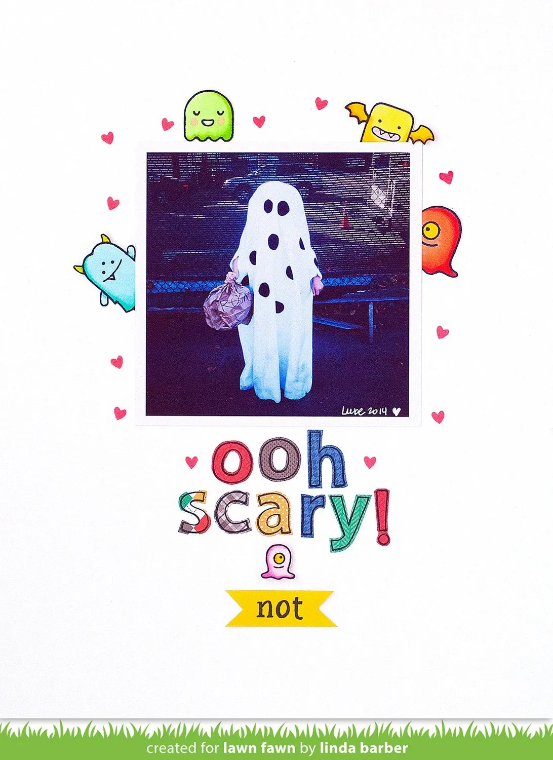 Lawn Fawn Monster Mash Clear Stamps Halloween