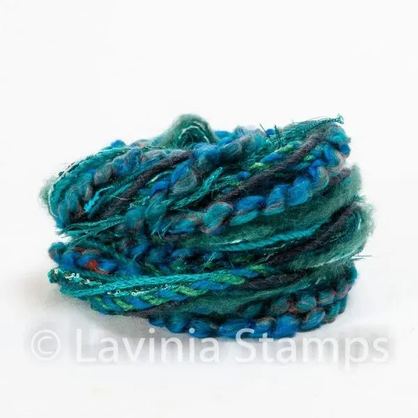 Lavinia Stamps Crafting Yarn Ocean Sea Bastelgarn blau