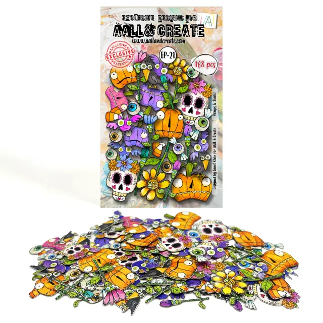 AALL and Create EP-21 Pumps & Skullz Ephemera 168-teilig