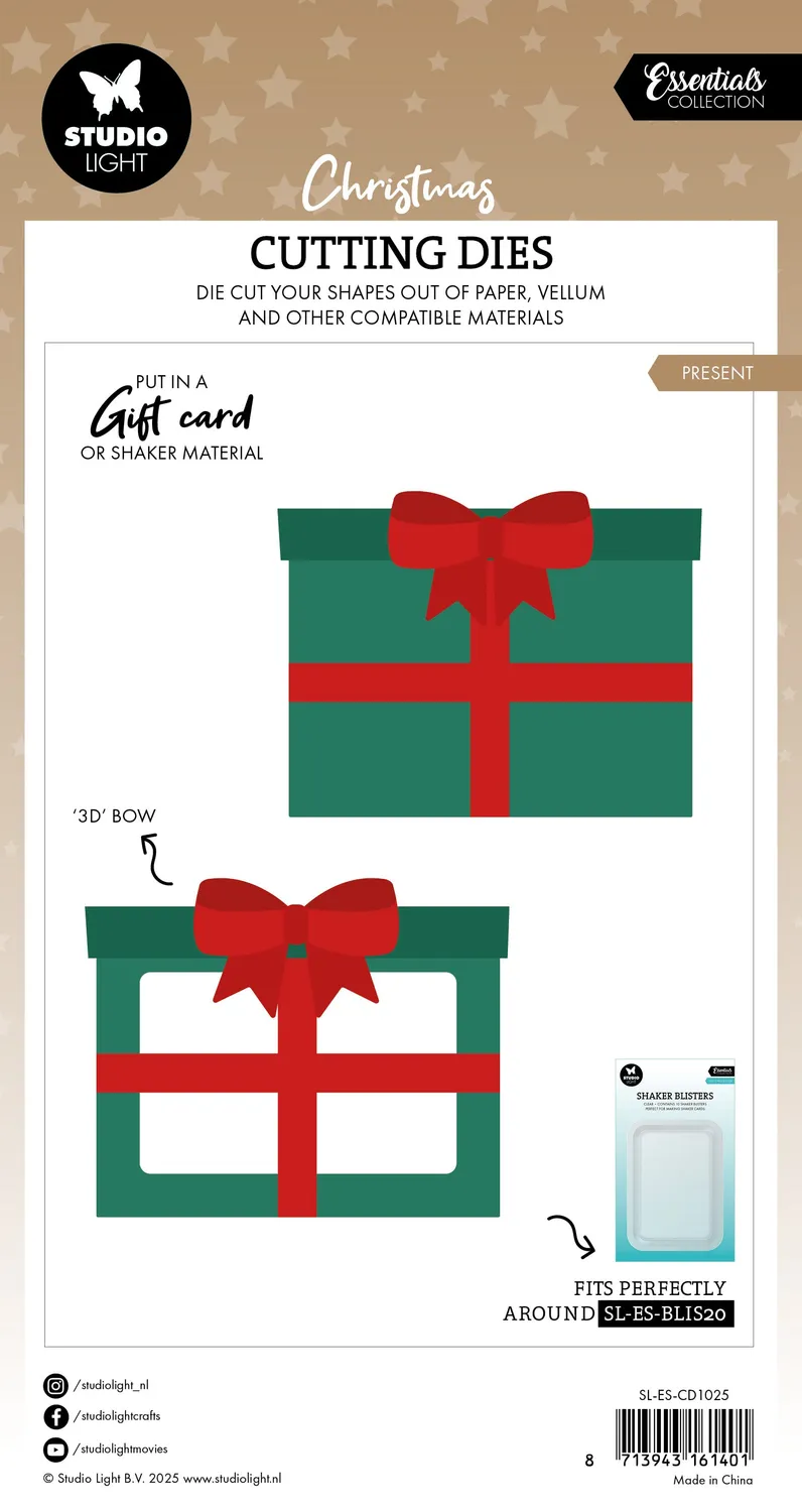 Studio Light Essentials Present Cutting Die Geschenk