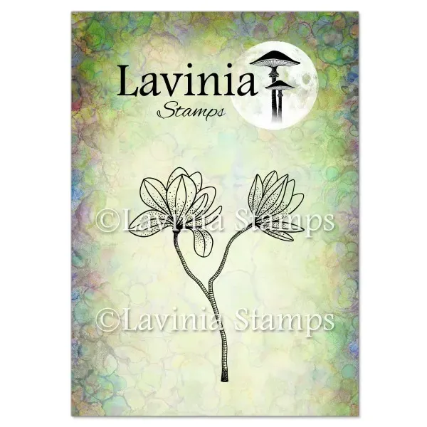 Lavinia-Stamps Small Lily Flourish Photopolymer-Stempel klein floral