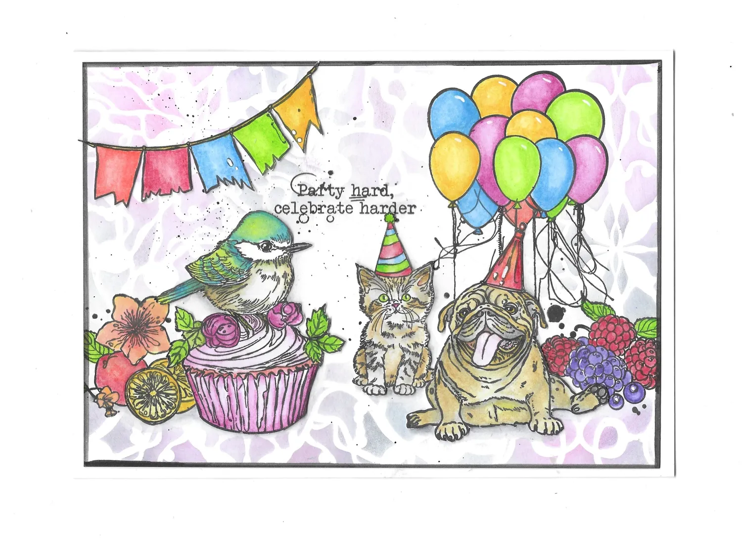 AALL and Create TP-1139 Buttercream Birdy Bliss Stempel A7