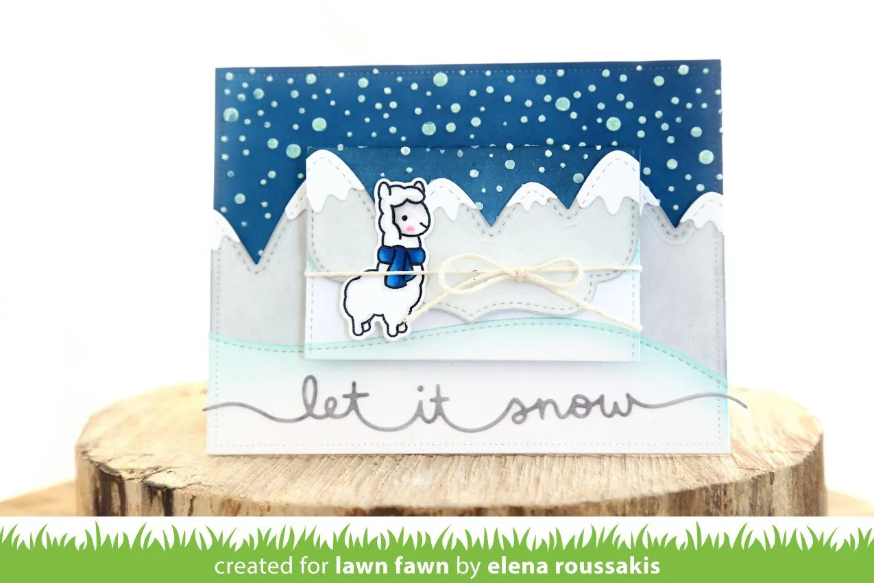 Lawn Fawn Small Stitched Envelope Stanzen genäht
