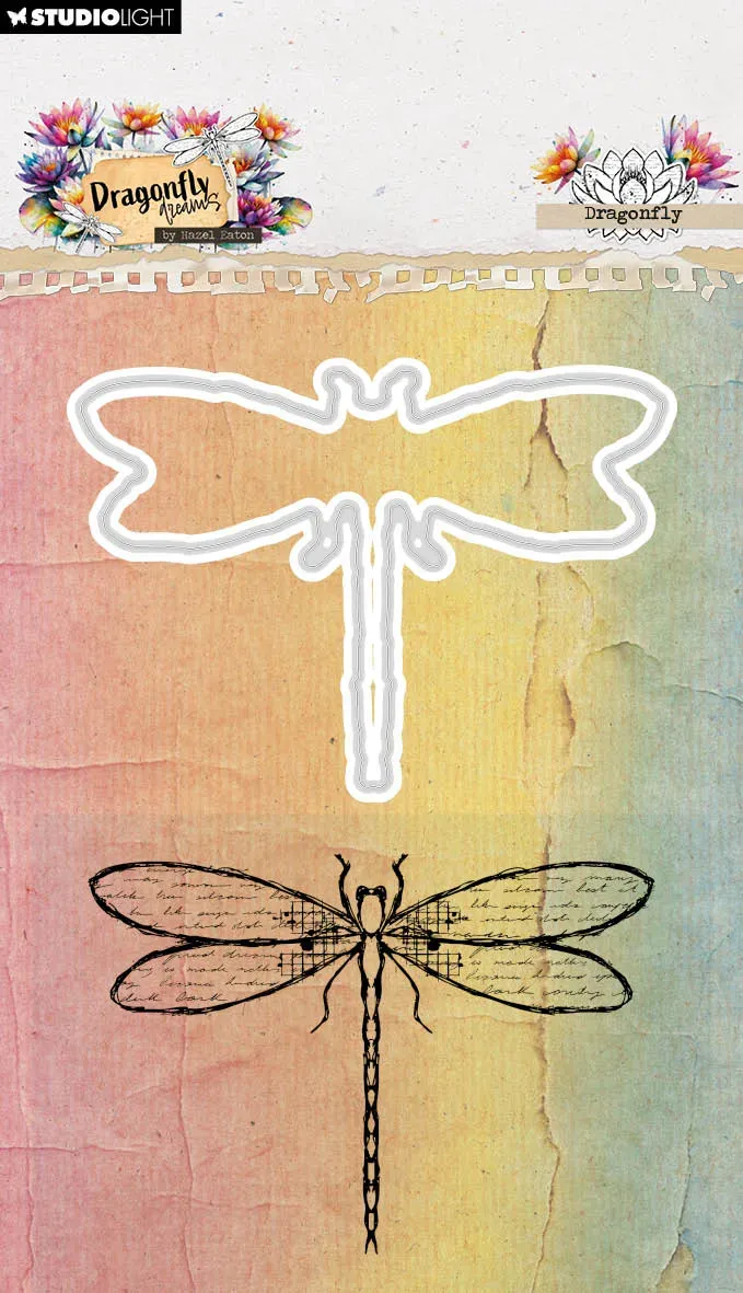Hazel Eaton Dragonfly Dreams Dragonfly Stempel & Stanze
