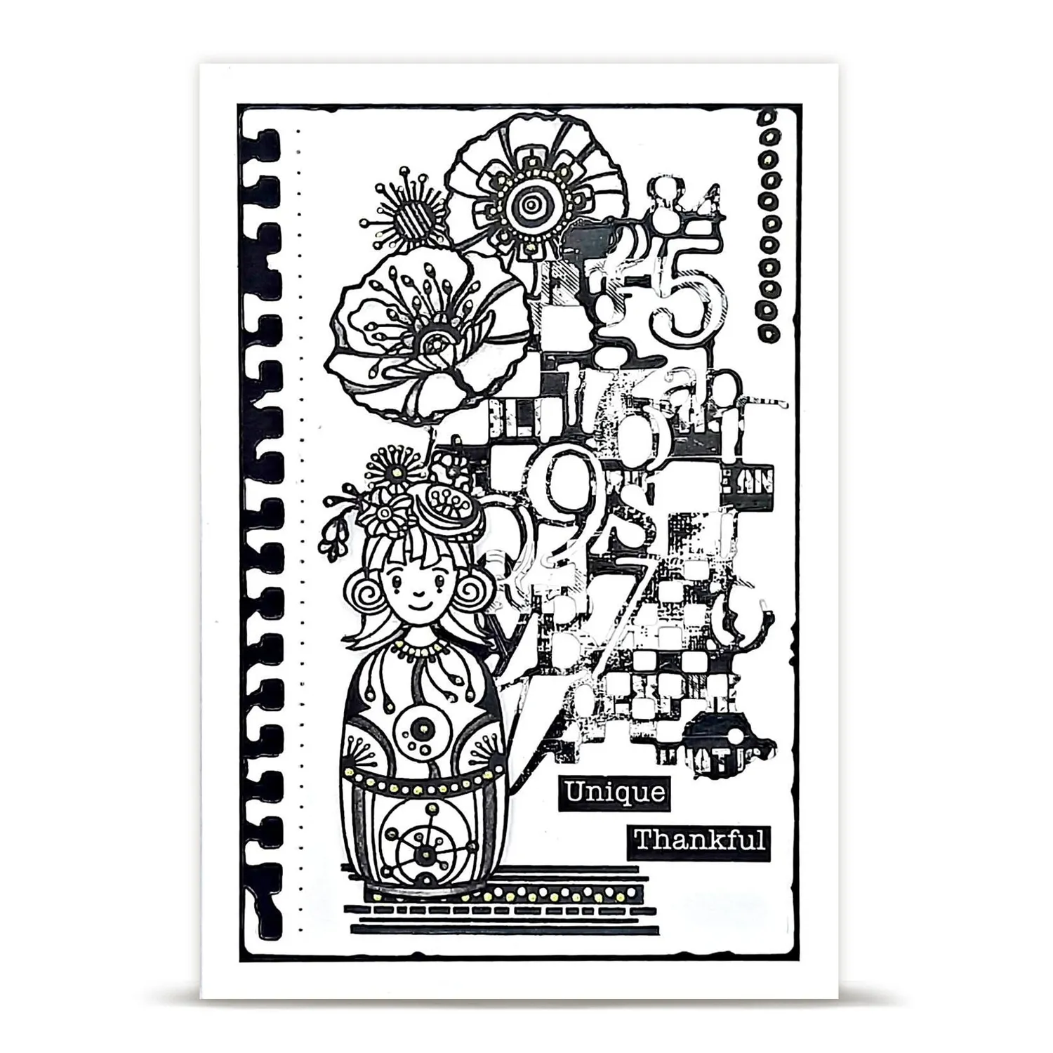 AALL and Create TP-1480 ZOUKI Poppie Stempel A7 6-teilig Mohn