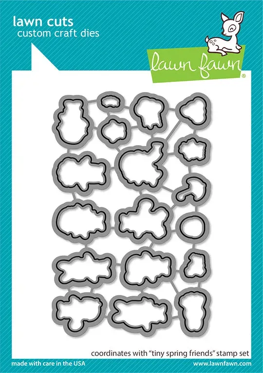 Lawn Fawn Tiny Spring Friends Stanzen LF2779