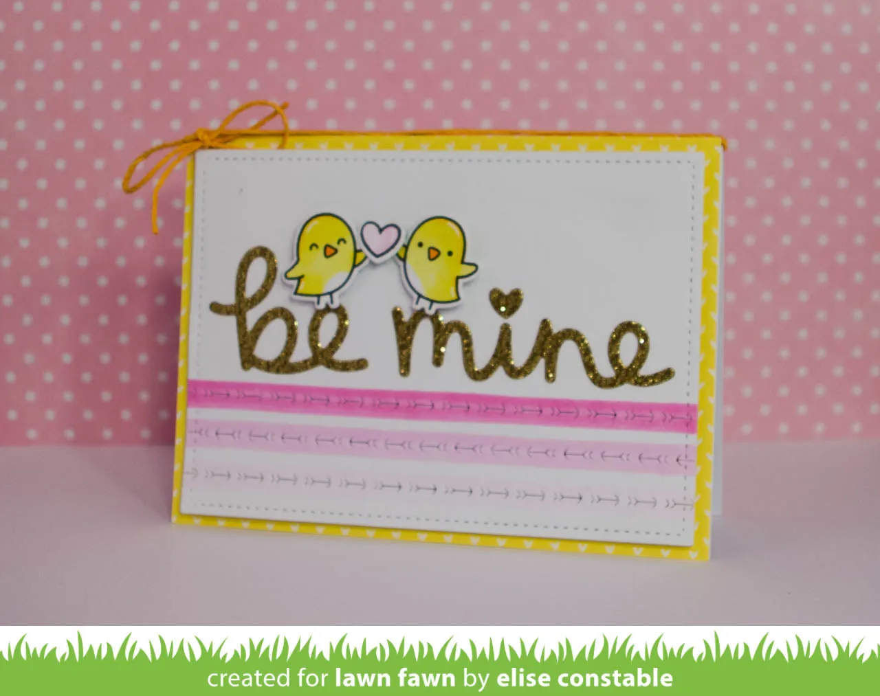 Lawn Fawn Lawn Cuts Scripty Mine Stanzschablone Schriftzug