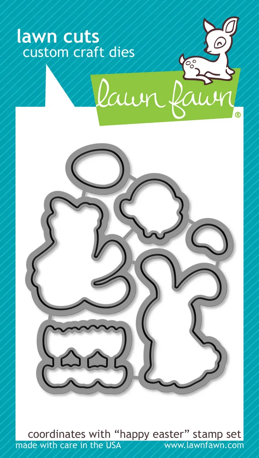 Lawn Fawn Happy Easter LF833 Stanzen Ostern Hase