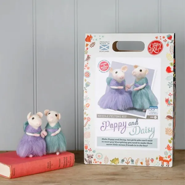 Lavinia Stamps Poppy and Daisy Nadelfilzset Geschenkbox