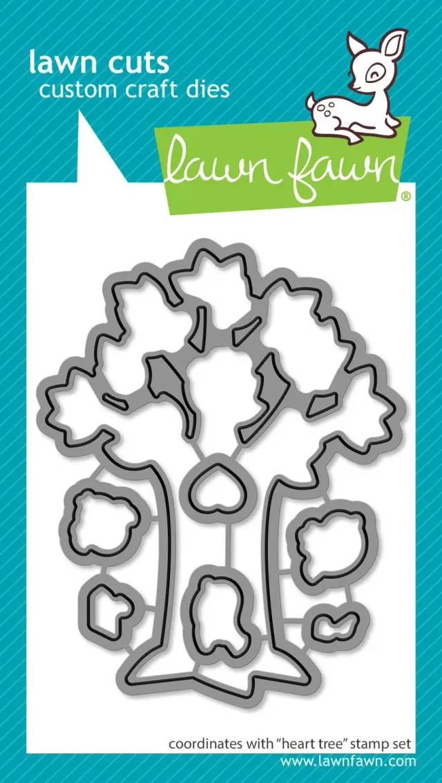 Lawn Fawn Heart Tree Stanzschablonen 7tlg Liebe