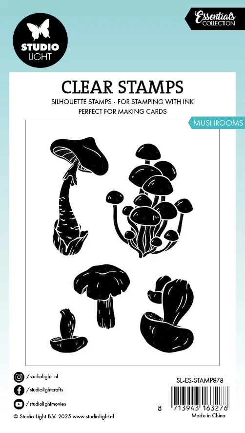 StudioLight Essentials Mushroom Klarsichtstempel Pilz-Motiv