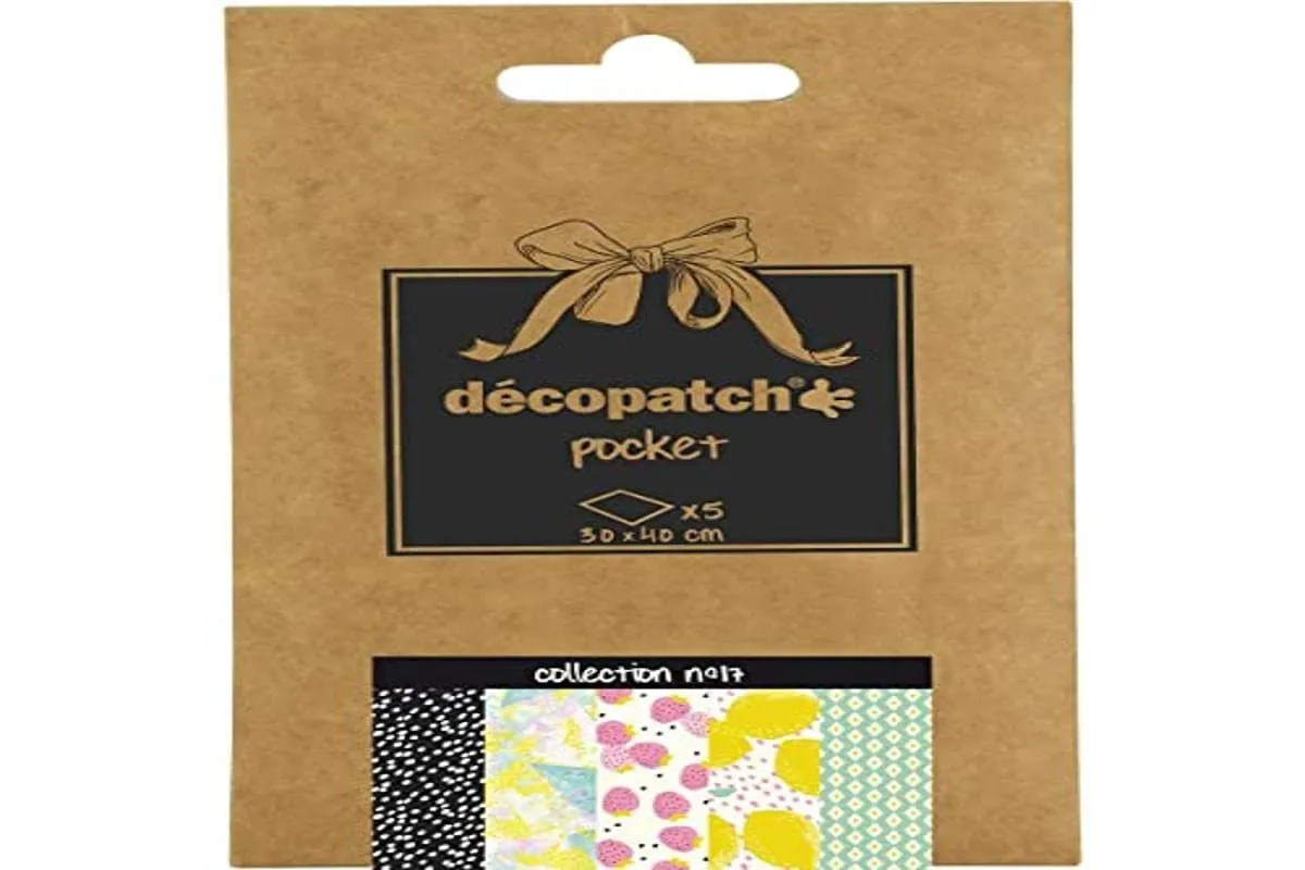 décopatch DP005O Décopatch Papier 5 Bogen Sortierung 5