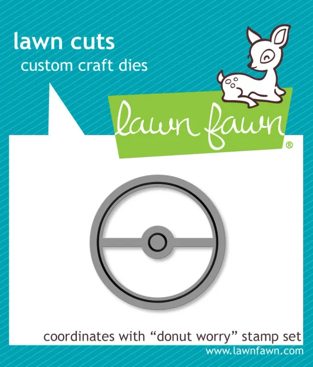 Lawn Fawn Donut Worry Stanzen Mini Donut mit Streuseln