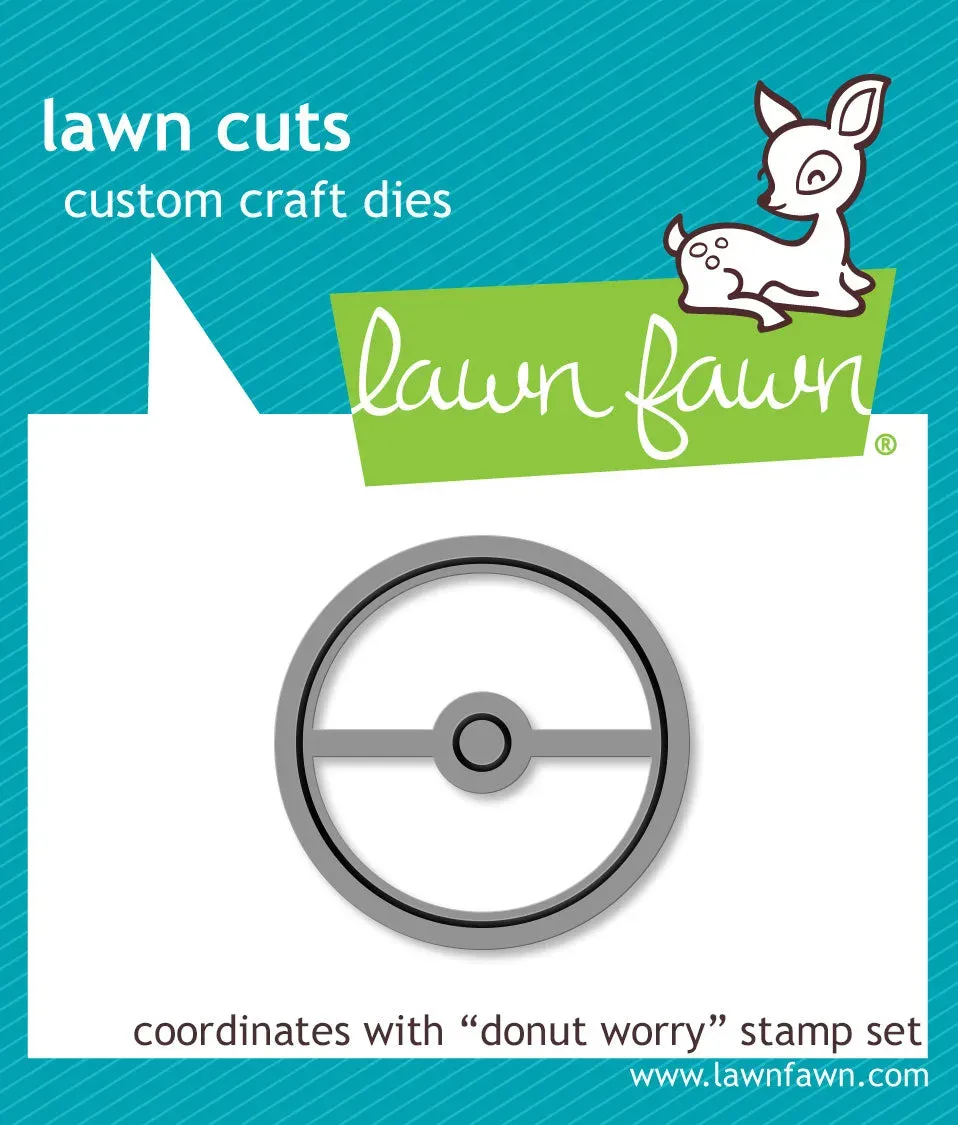 Lawn Fawn Donut Worry Stanzen Mini Donut mit Streuseln
