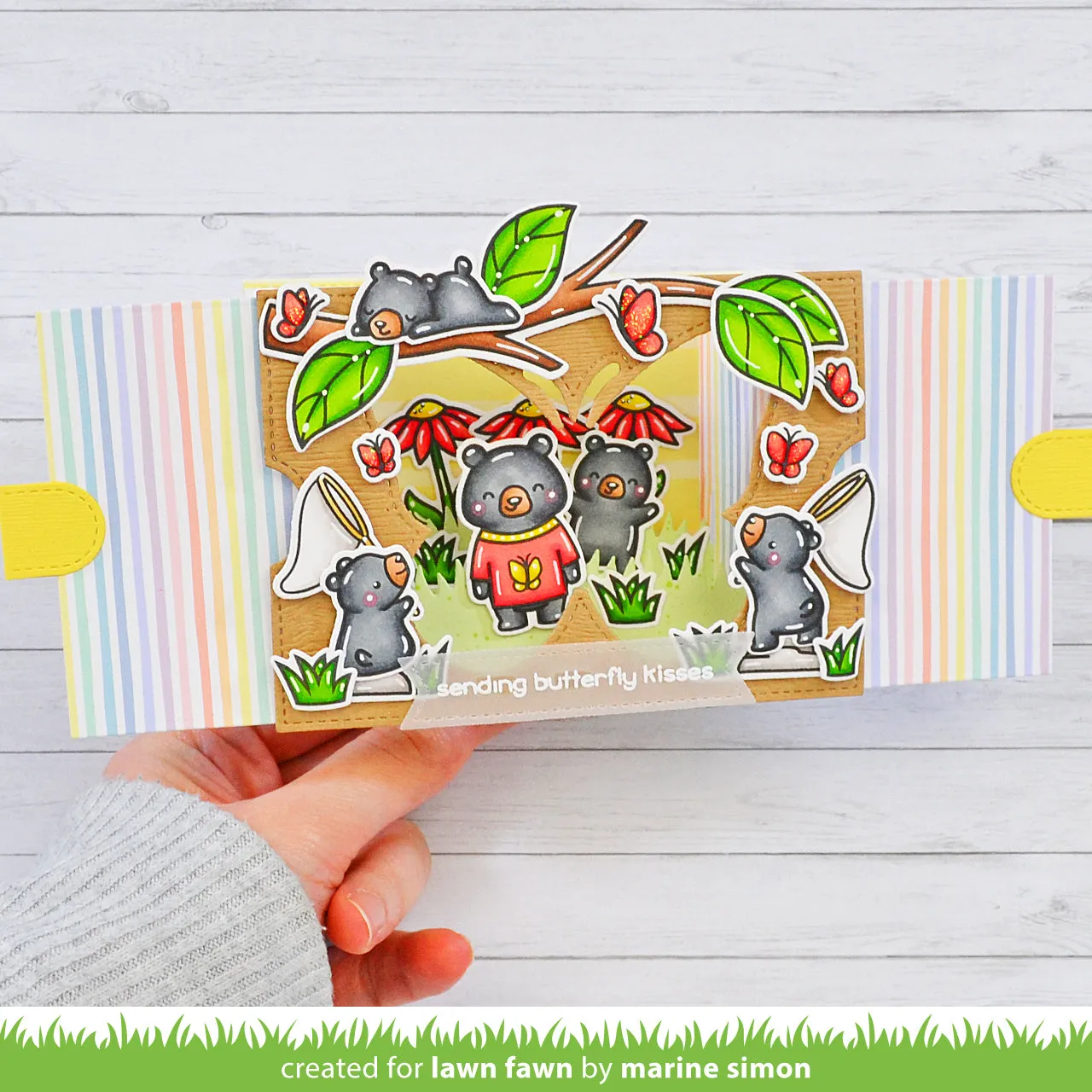 Lawn Fawn Ta-Da Diorama Butterfly Stanzschablonen