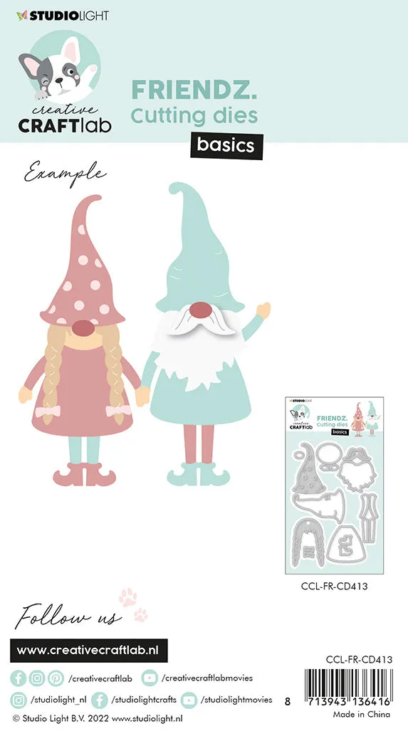 Creative Craftlab Friendz Stanzschablone Gnom