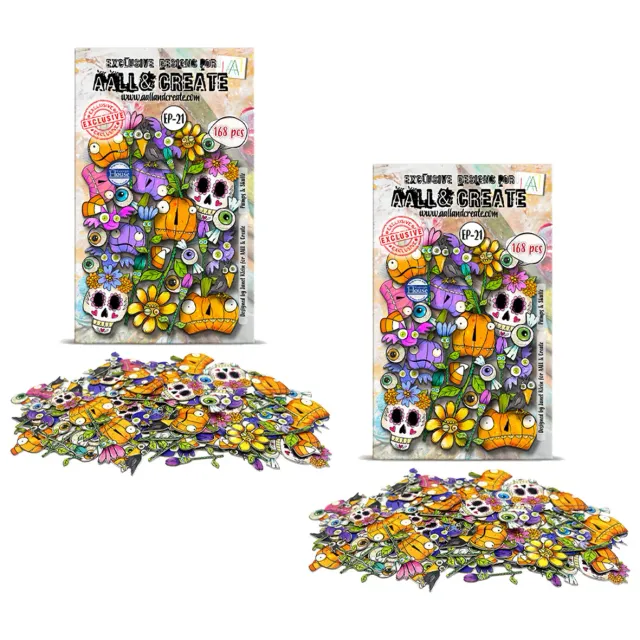 AALL and Create EP-21 Ephemera Die-Cuts Pumps & Skullz 2er