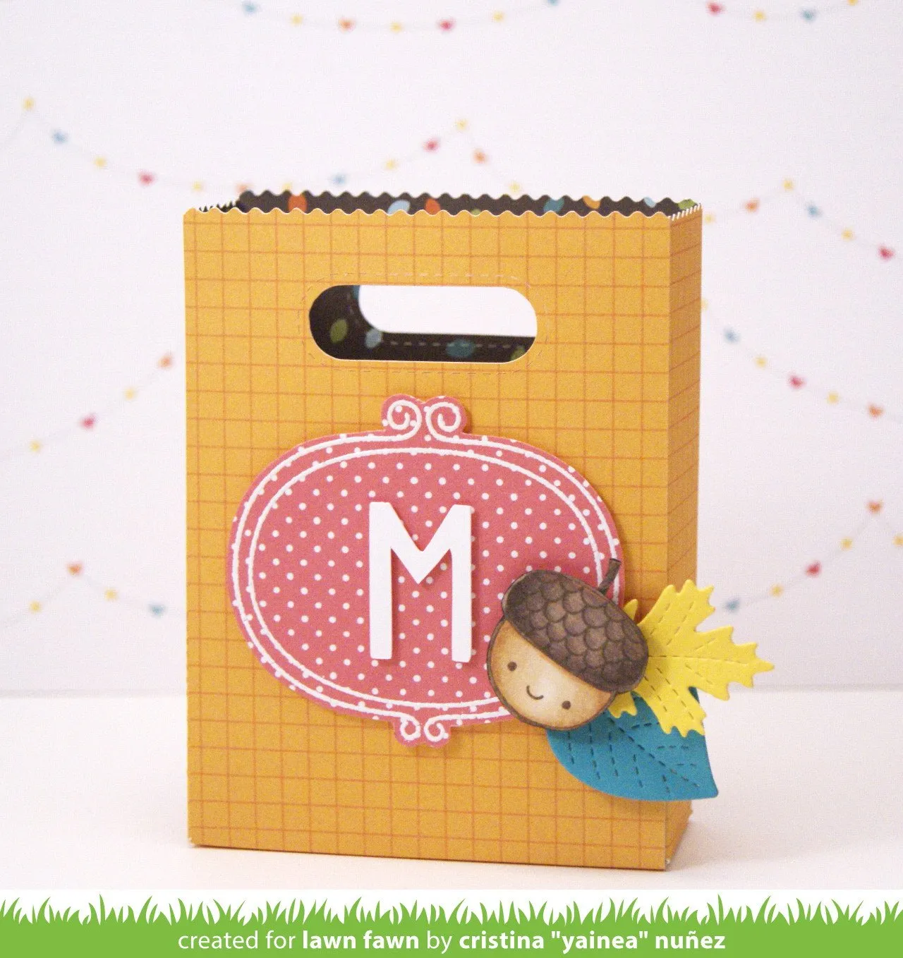 Lawn Fawn Lawn Cuts Goodie Bag Stanzen Tüte genäht
