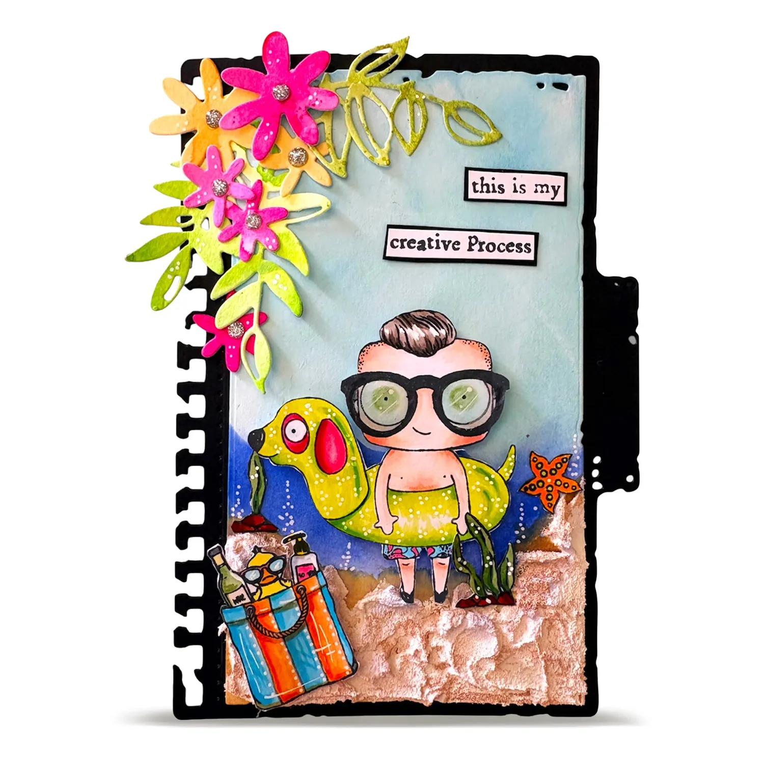 AALL and Create TP-1451 Stempelset Floatie Abs A7 Janet Klein