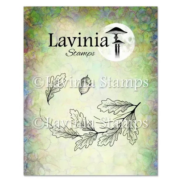 Lavinia Stamps Oak Leaves Clear Stempel Eichenlaub