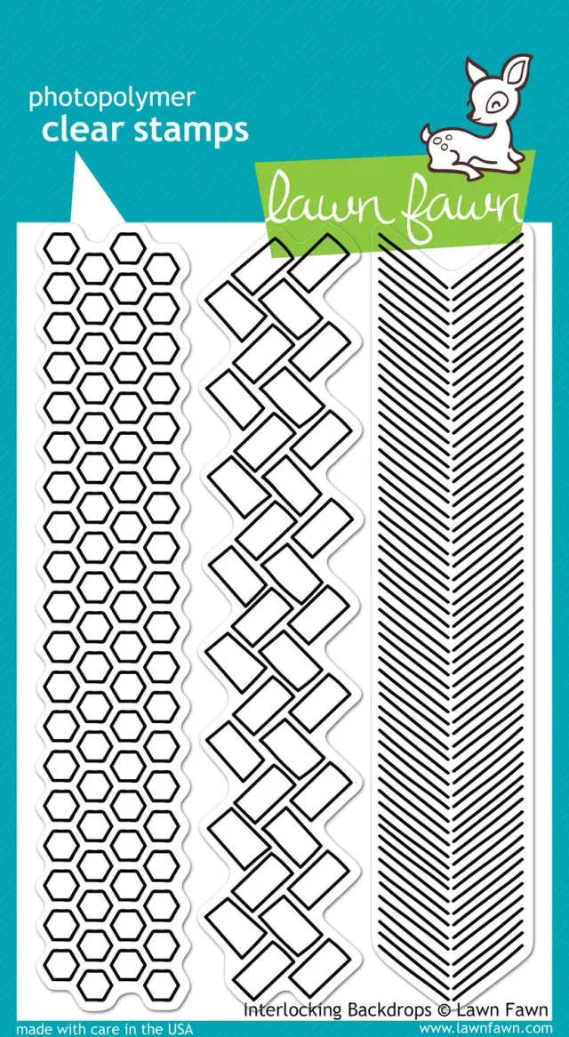 Lawn Fawn Interlocking Backdrops Clear Stamps