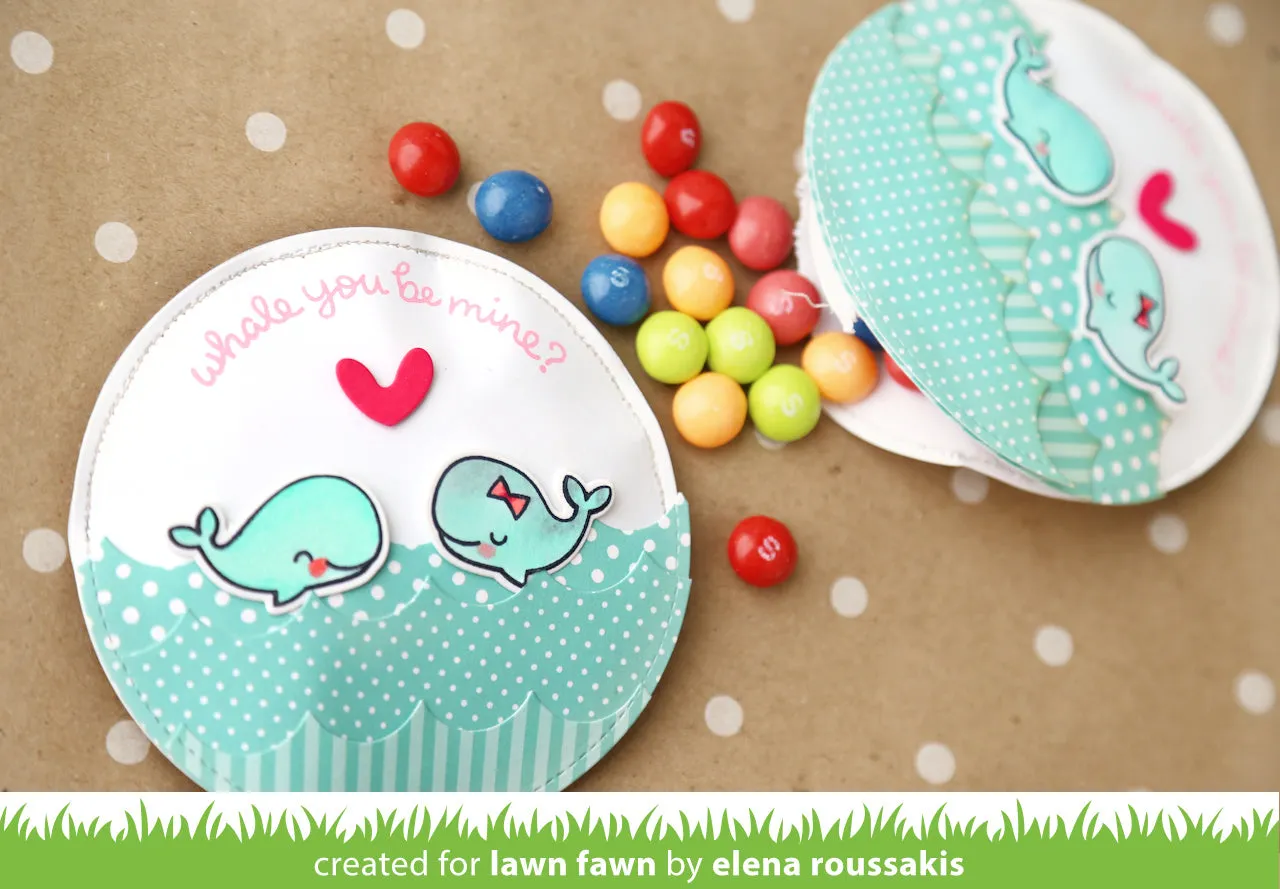 Lawn Fawn Whale You Be Mine Stempelset Mini Wal