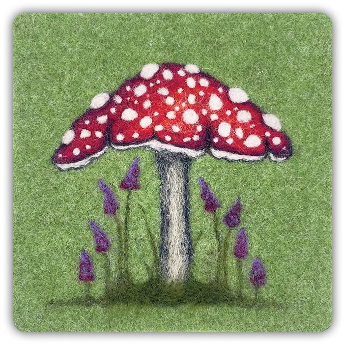 Lavinia-Stamps Toadstool Nadelfilzset Fliegenpilz Bastelset