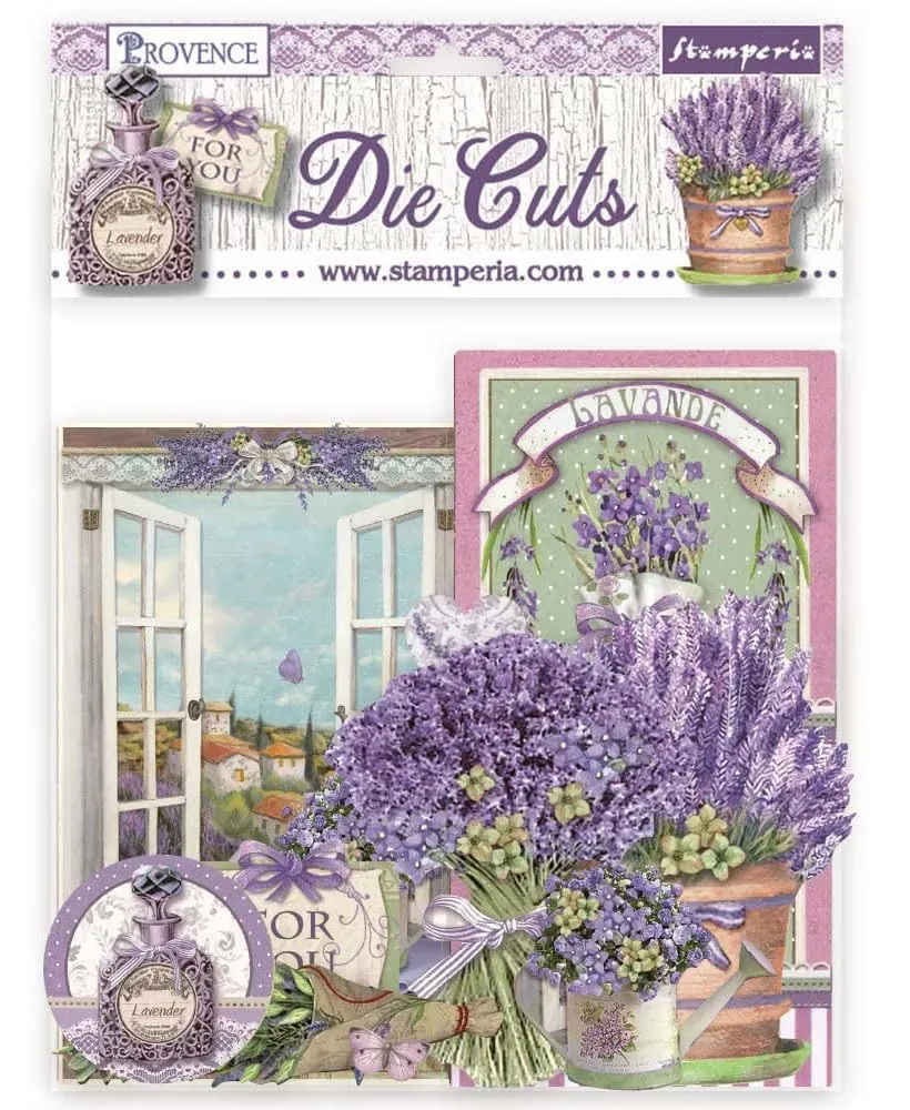Stamperia Provence Die Cuts sortiert Papier