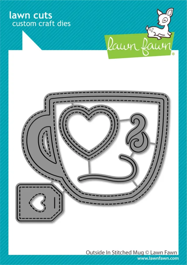 Lawn Fawn Lawn Cuts Outside In Stitched Mug LF2444 Stanze