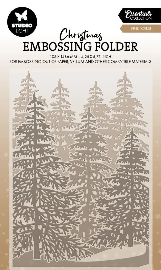 Studio Light Essentials Prägefolder Forest Background 105x148 mm