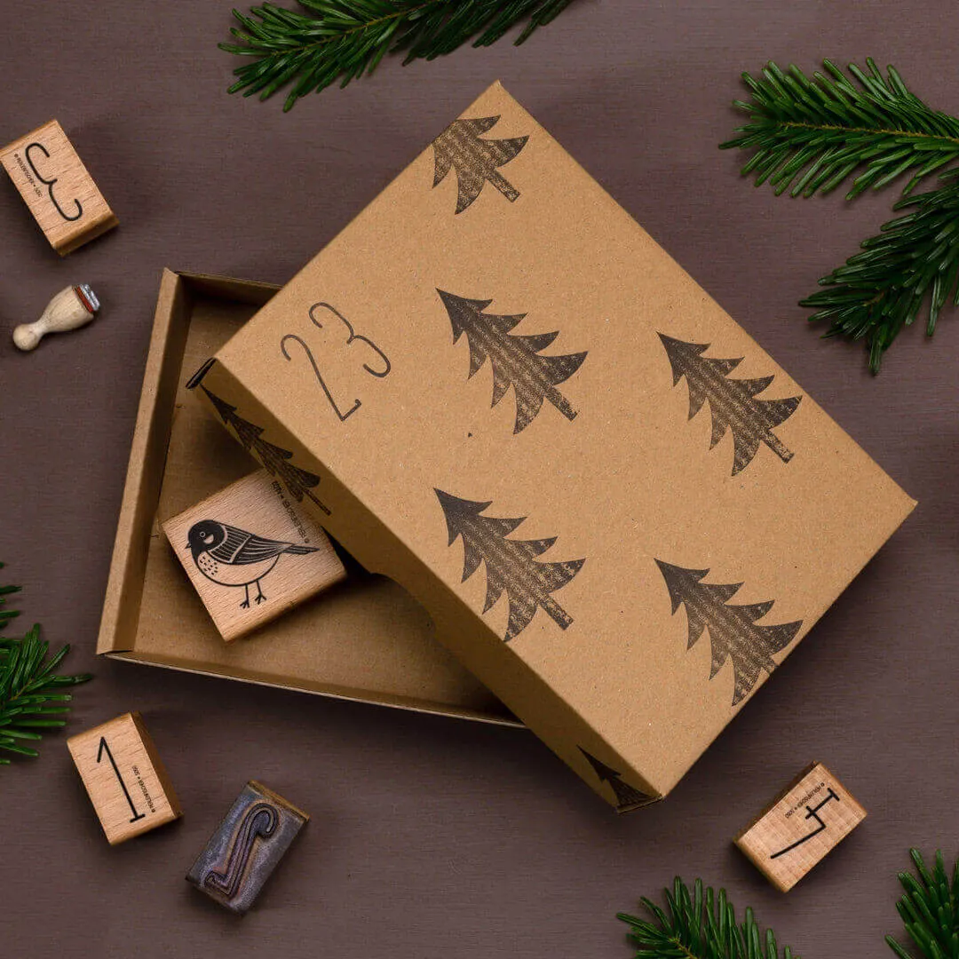Perlenfischer Tannenbaum XL Stempel 53x33 mm