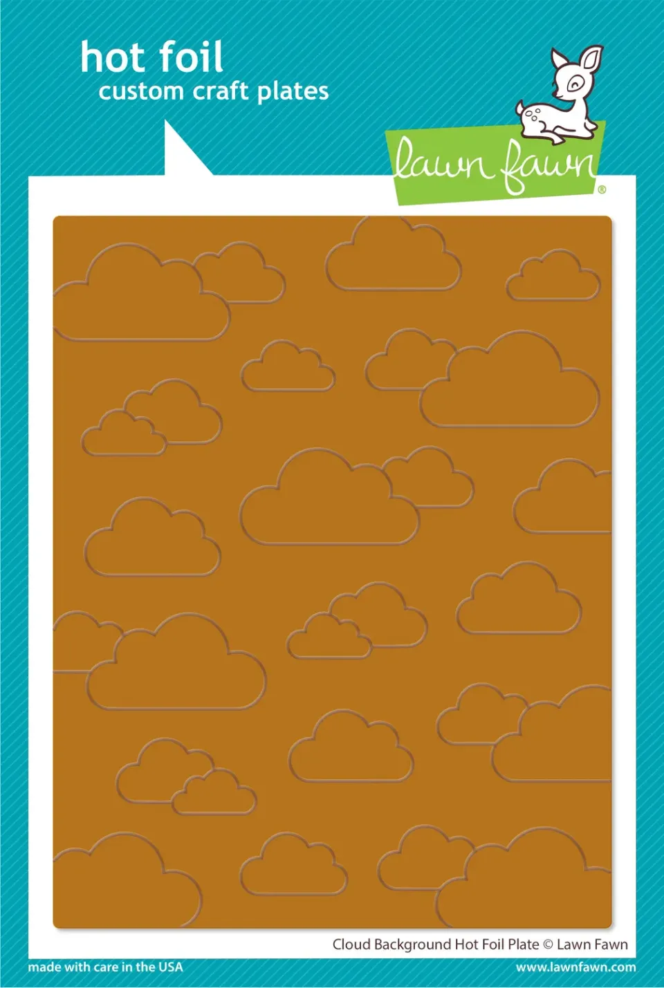 Lawn Fawn Cloud Background Hot Foil Platte