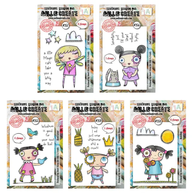 AALL and Create Lil Queen Stempelset 5x A7 Mädchen
