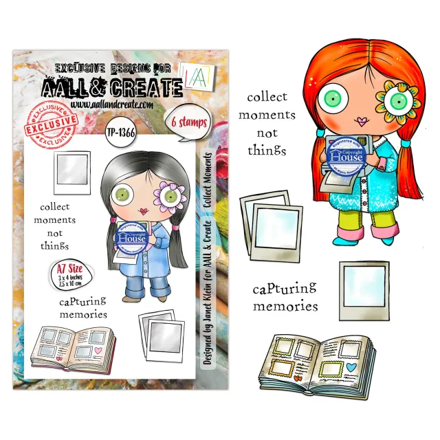 AALL and Create TP-1366 Collect Moments Stempelset A7 Text