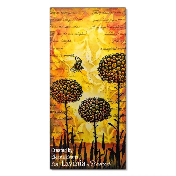 Lavinia Stamps Bee Miniature Stempel Biene Mini