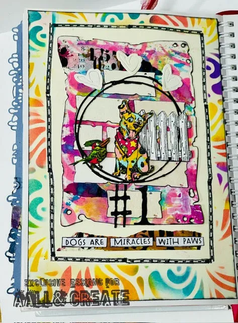 AALL and Create TP-373 Rescue Puppies Stempel A6 Hunde