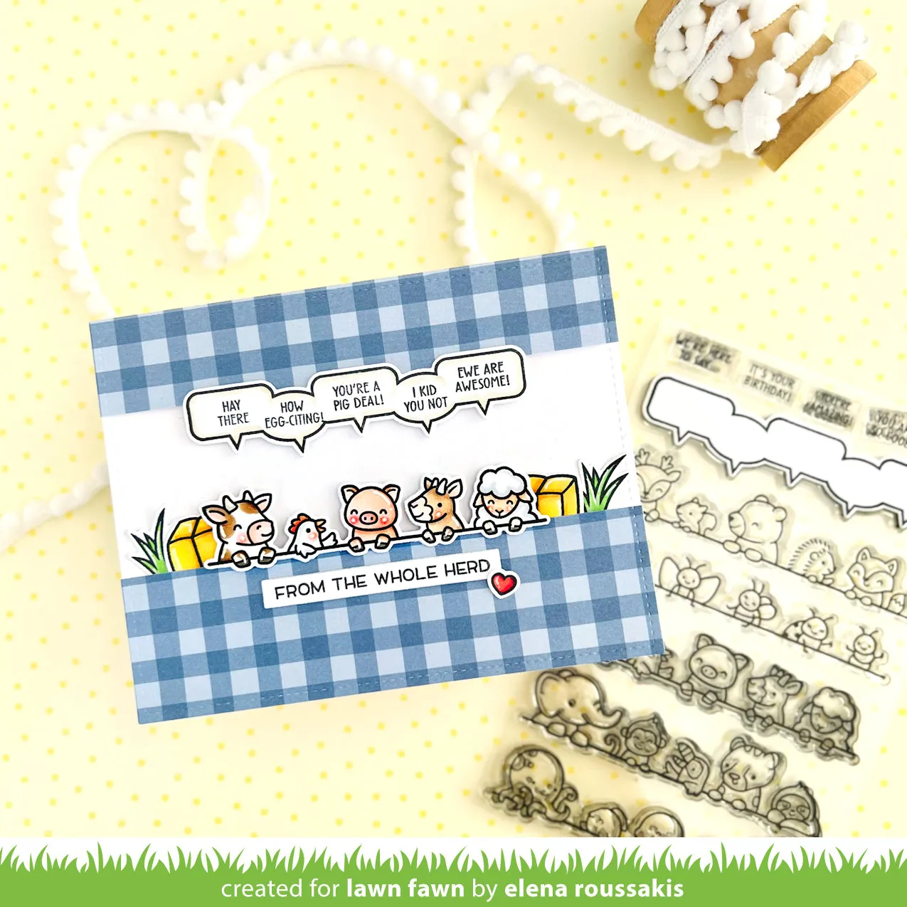 Lawn Fawn Simply Celebrate More Critters Stempel