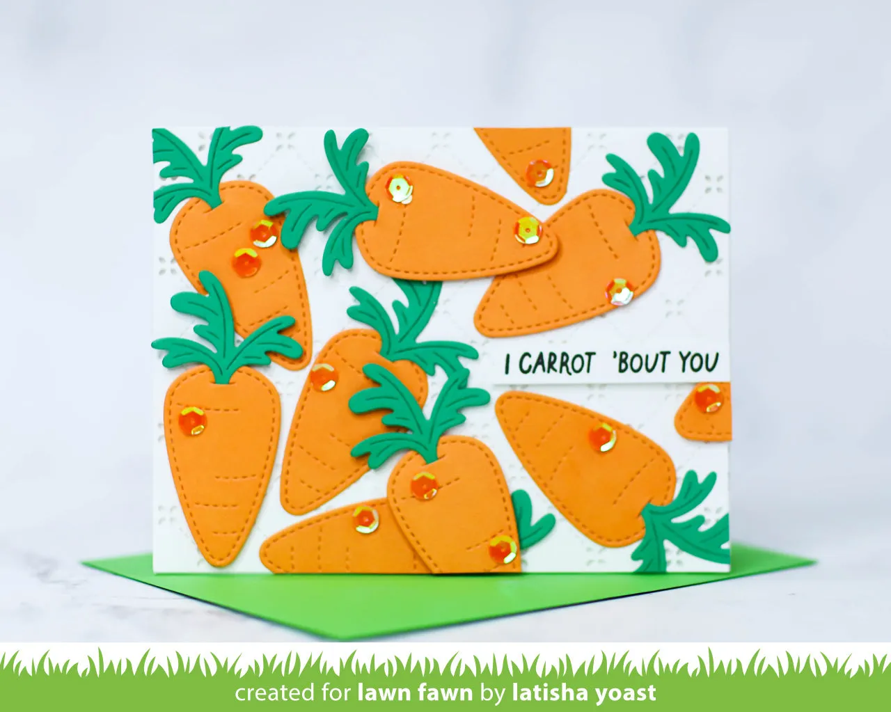 Lawn Fawn Lawn Cuts Stitched Root Veggies Stanzschablonen Gemüse