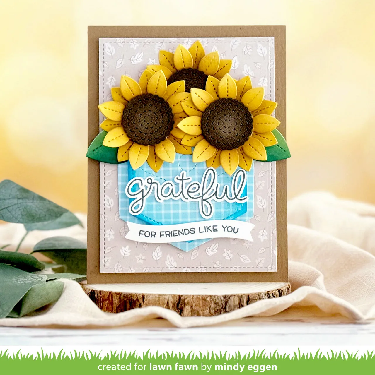 Lawn Fawn Lawn Cuts Sunny Sunflower Stanzen 6-teilig