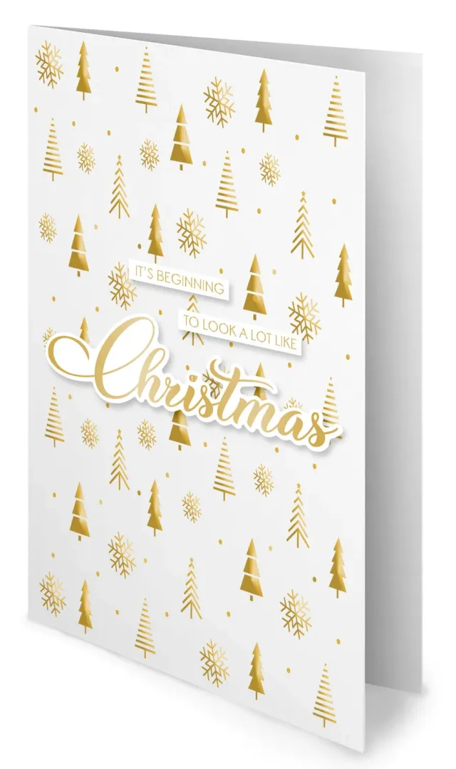 StudioLight Essentials Gold Patterns Karten 24 Blatt Gold