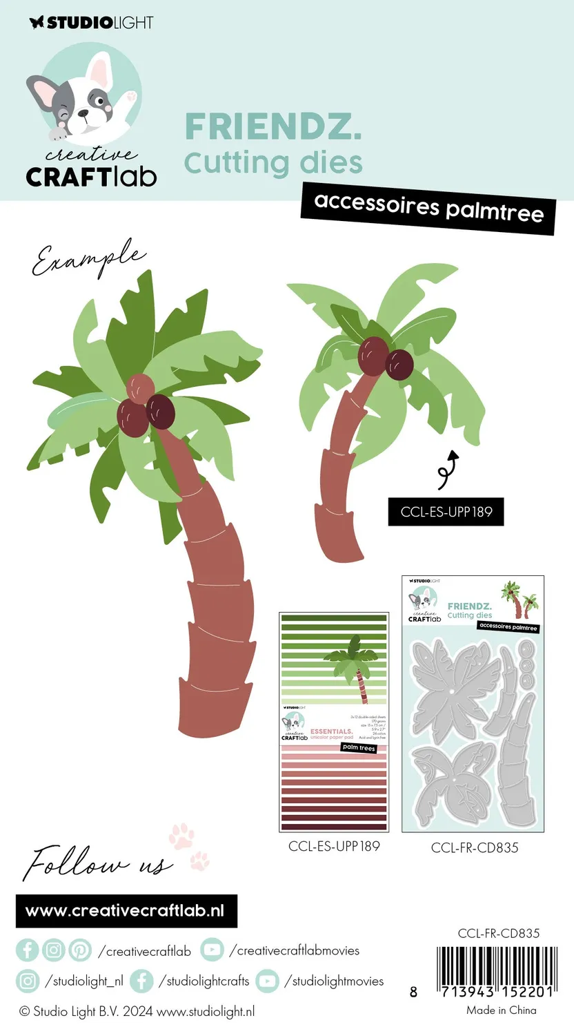 Creative Craftlab Friendz Stanzschablone Accessoires Palmtree
