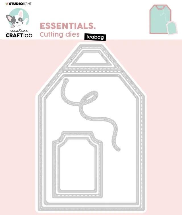 StudioLight Creative Craftlab Teabag Stanzschablone für Teebeutel