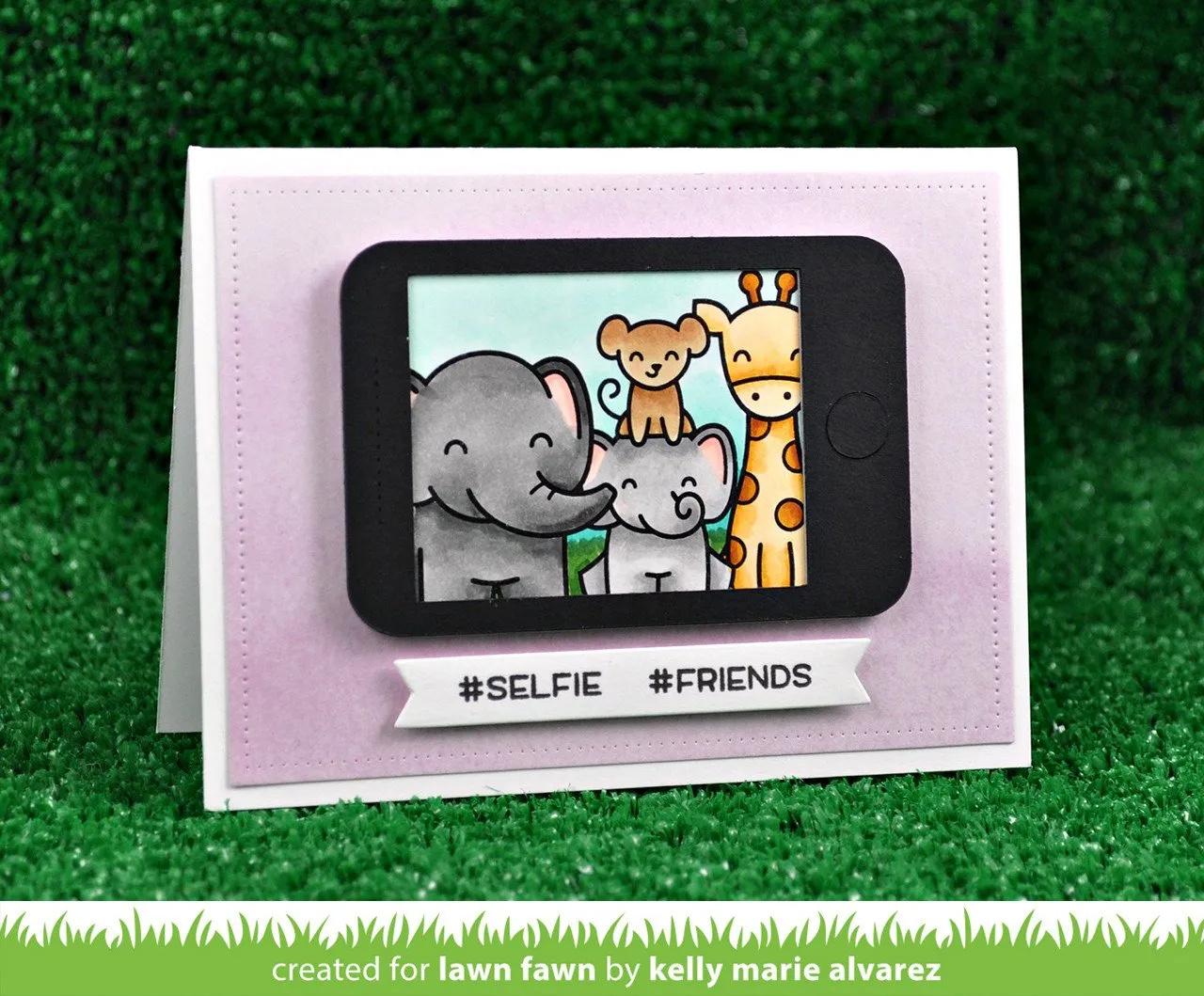 Lawn Fawn Selfie Frames Stanzschablonen Handy Rahmen