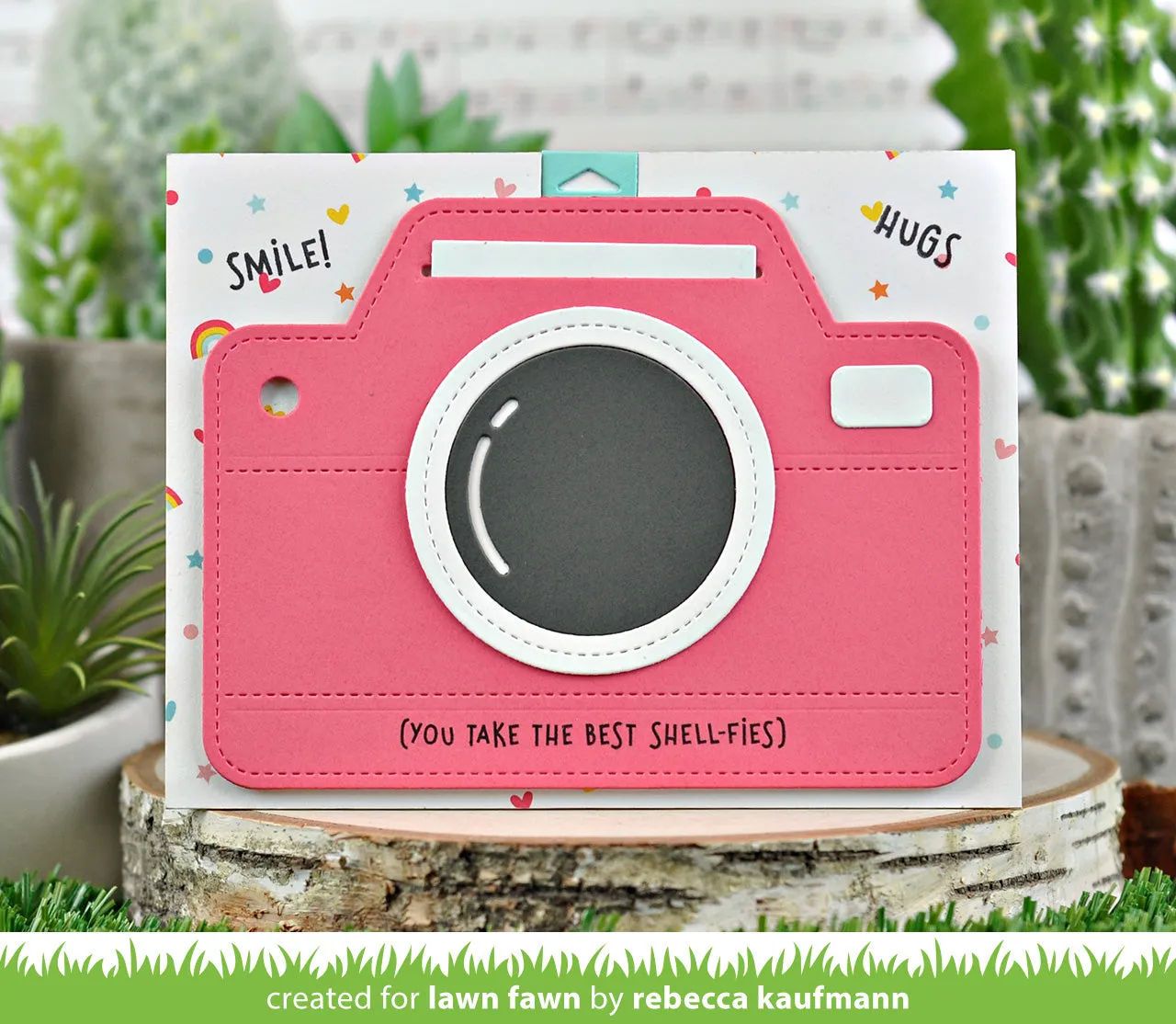Lawn Fawn Magic Iris Camera Pull-Tab Stanzen Add-On