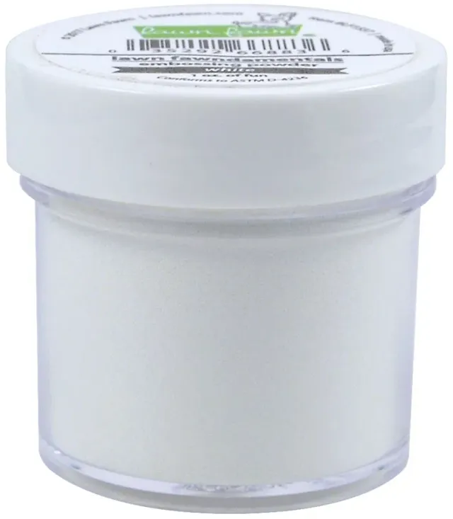 Lawn Fawn Embossingpulver Weiß 28g