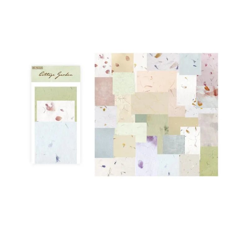 Ieebee Minimalist Deko Papier Flowers & Grass 60 Stück