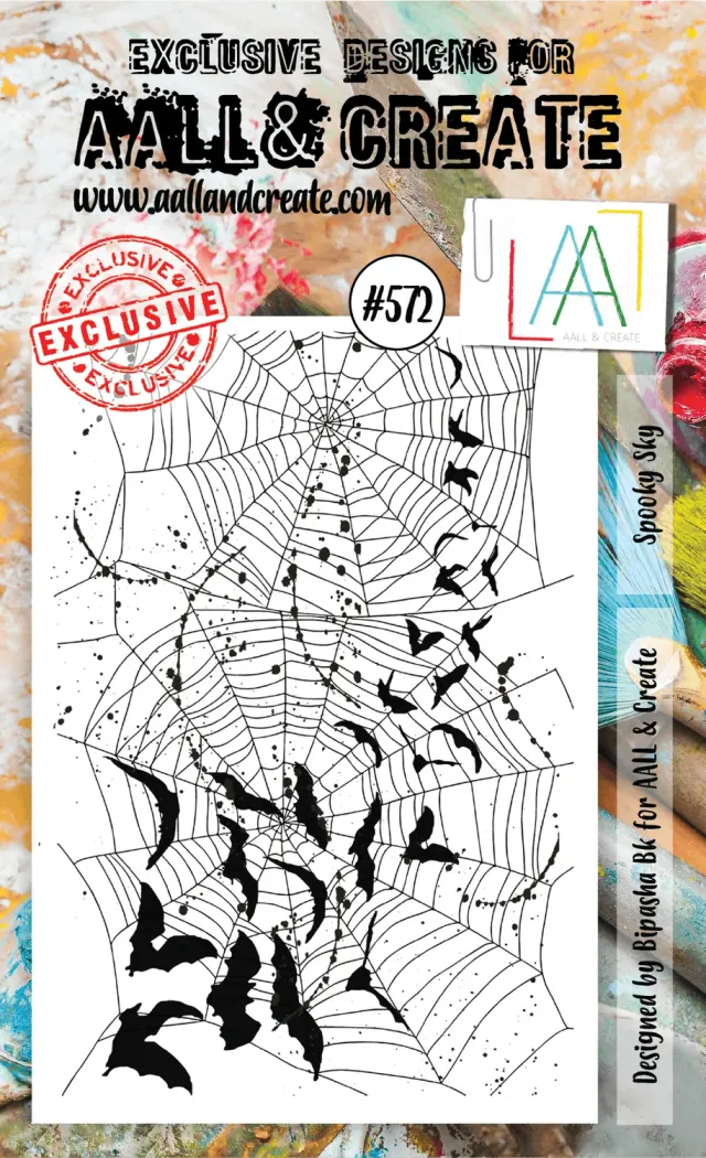 AALL and Create 572 Spooky Sky Stempel A6 Halloween