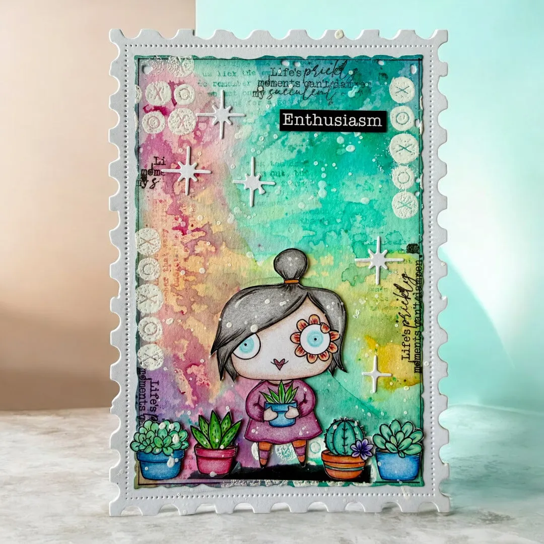 AALL and Create DI-116 Voltage Stars Stanzschablone 14x14