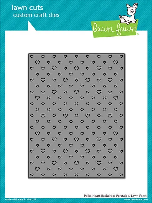 Lawn Fawn LF1831 Stanzschablone Herz-Hintergrund hoch